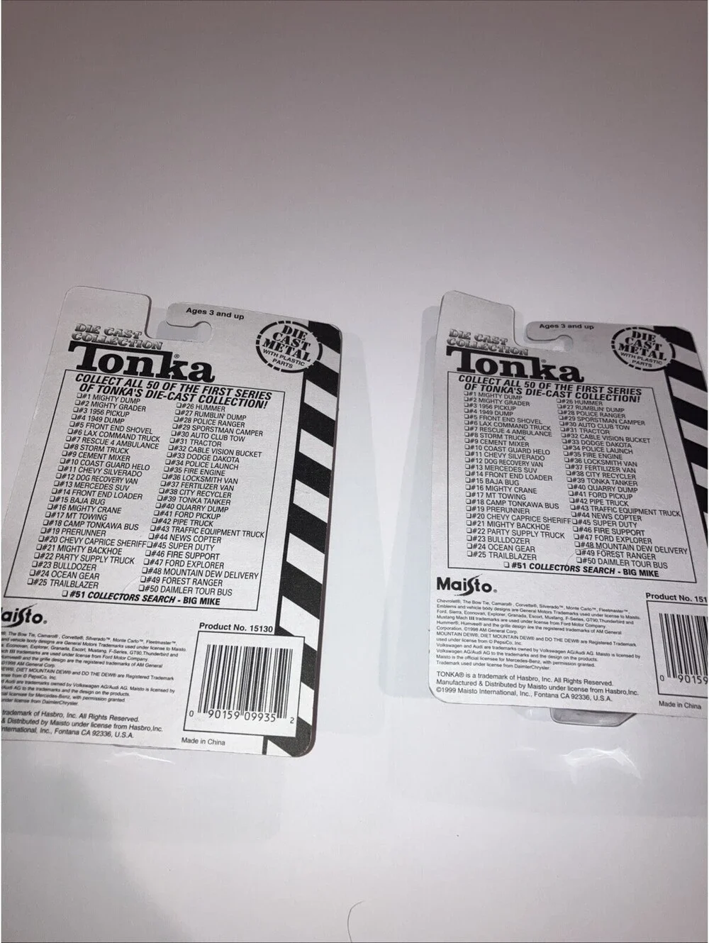 Tonka maisto 1999